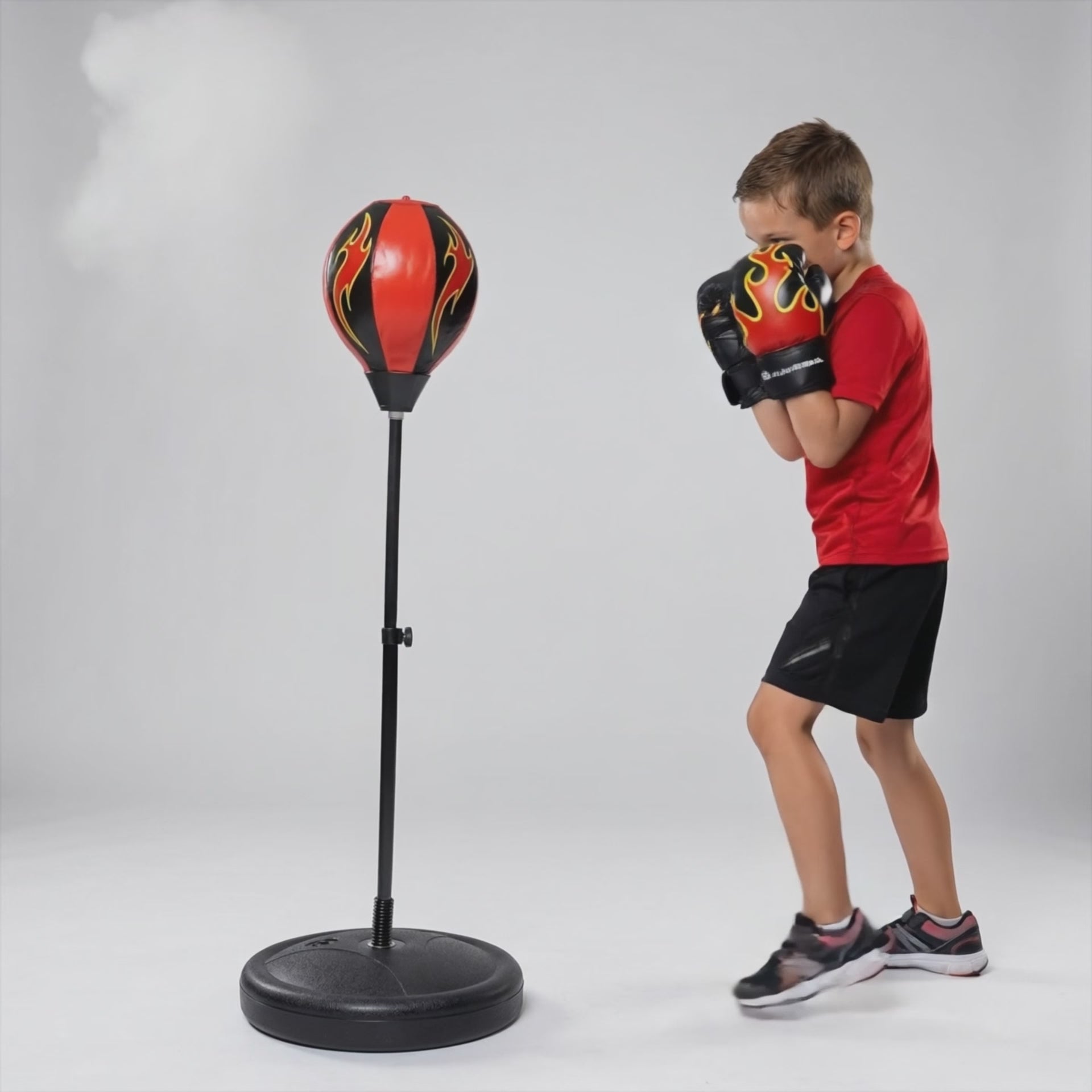 Standboxsack mit Boxhandschuhen - Kind