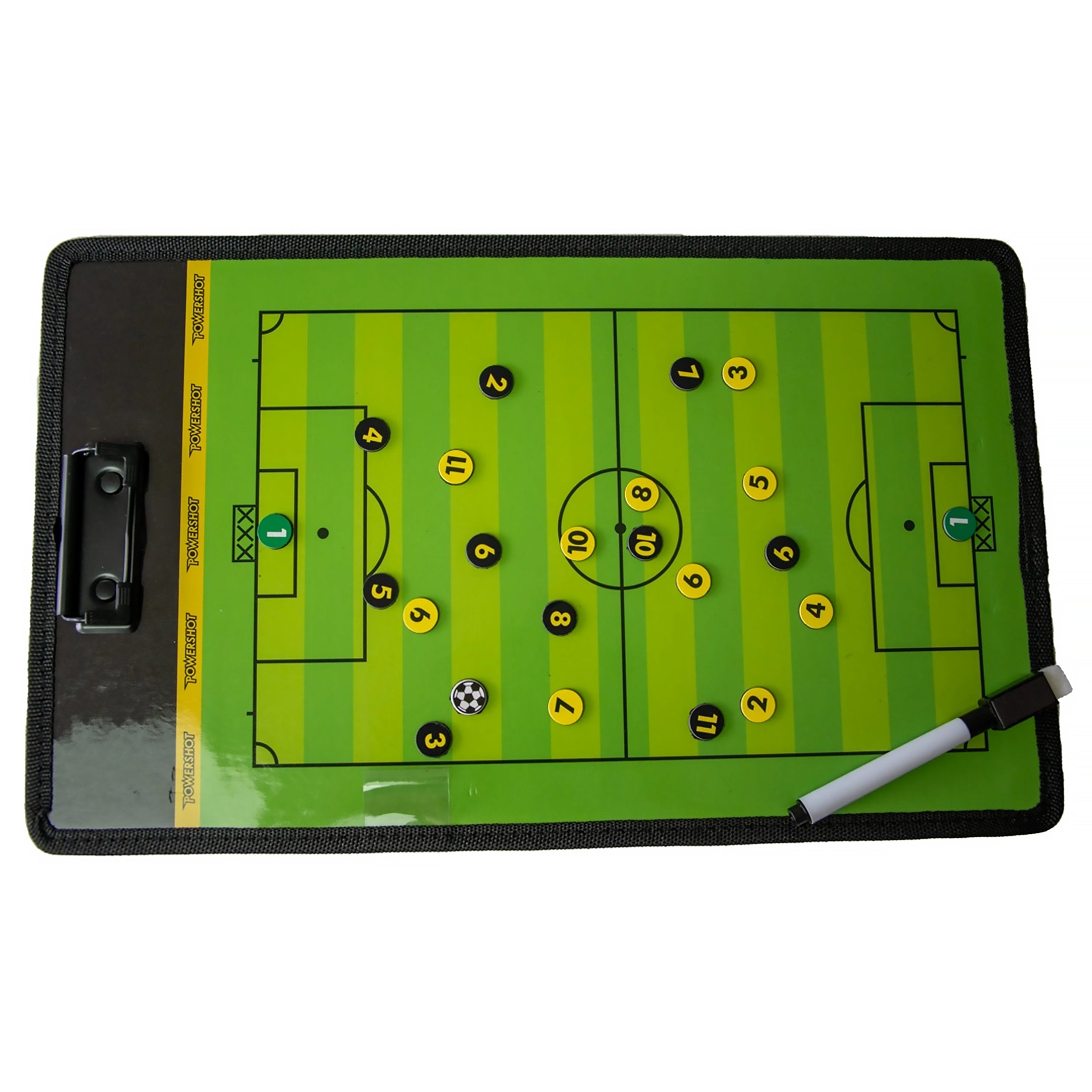 Football coach kit with briefcase, whistle, stopwatch and magnetic board Powershot