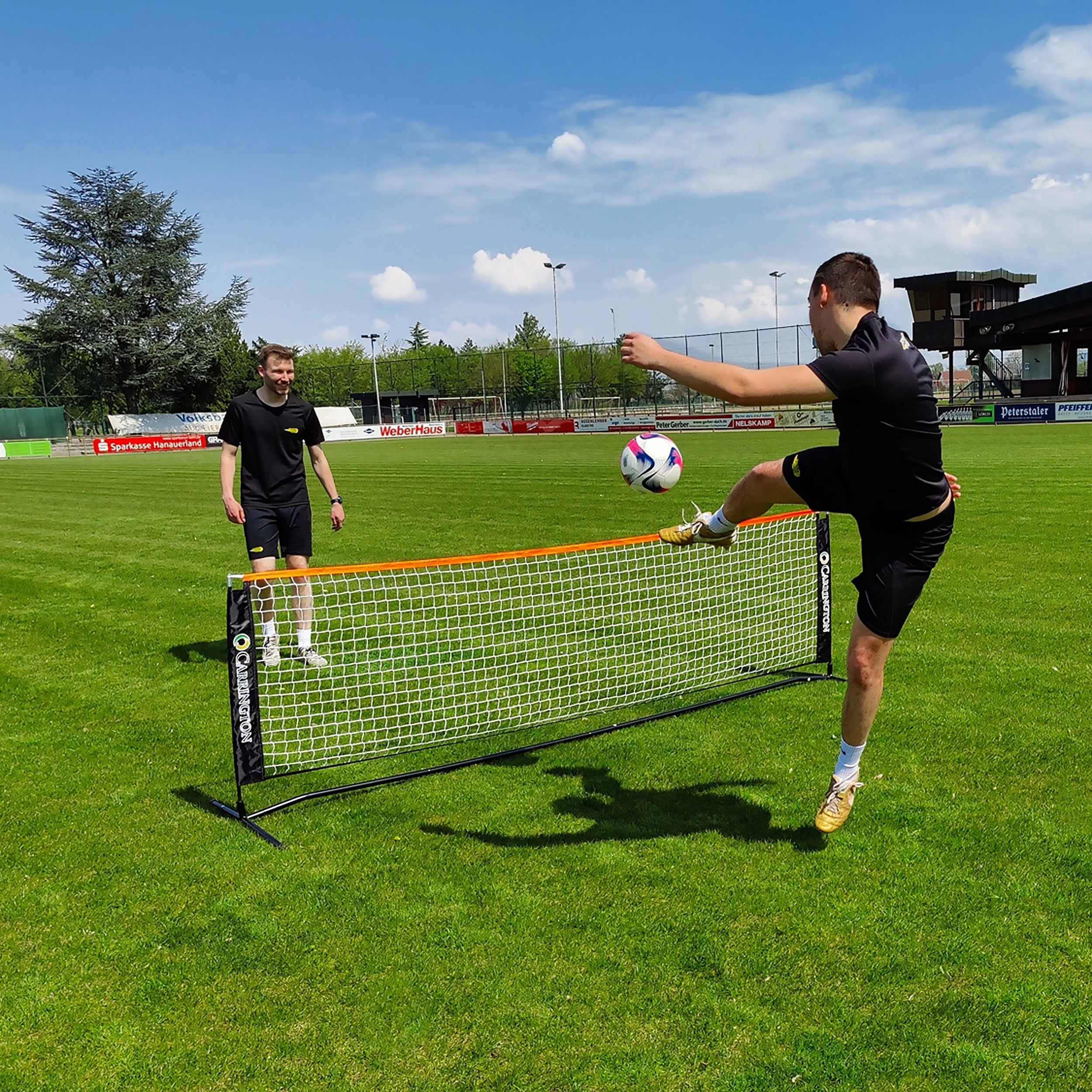 Tennisschlägerset - Pfosten und Netz - 3 m