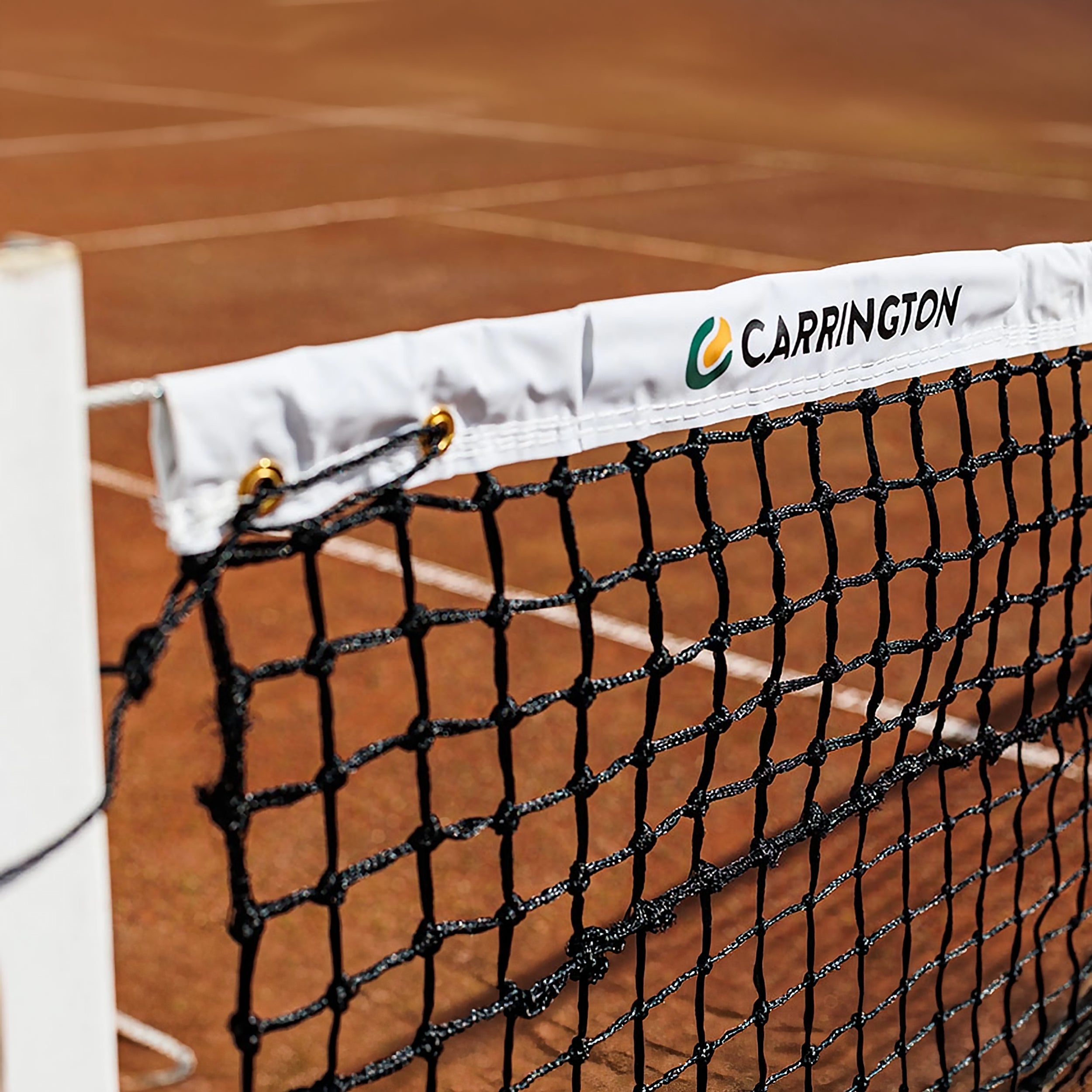 Tennisnetz Expert 3.5mm Doppelmasche - Speziell für Sandplätze