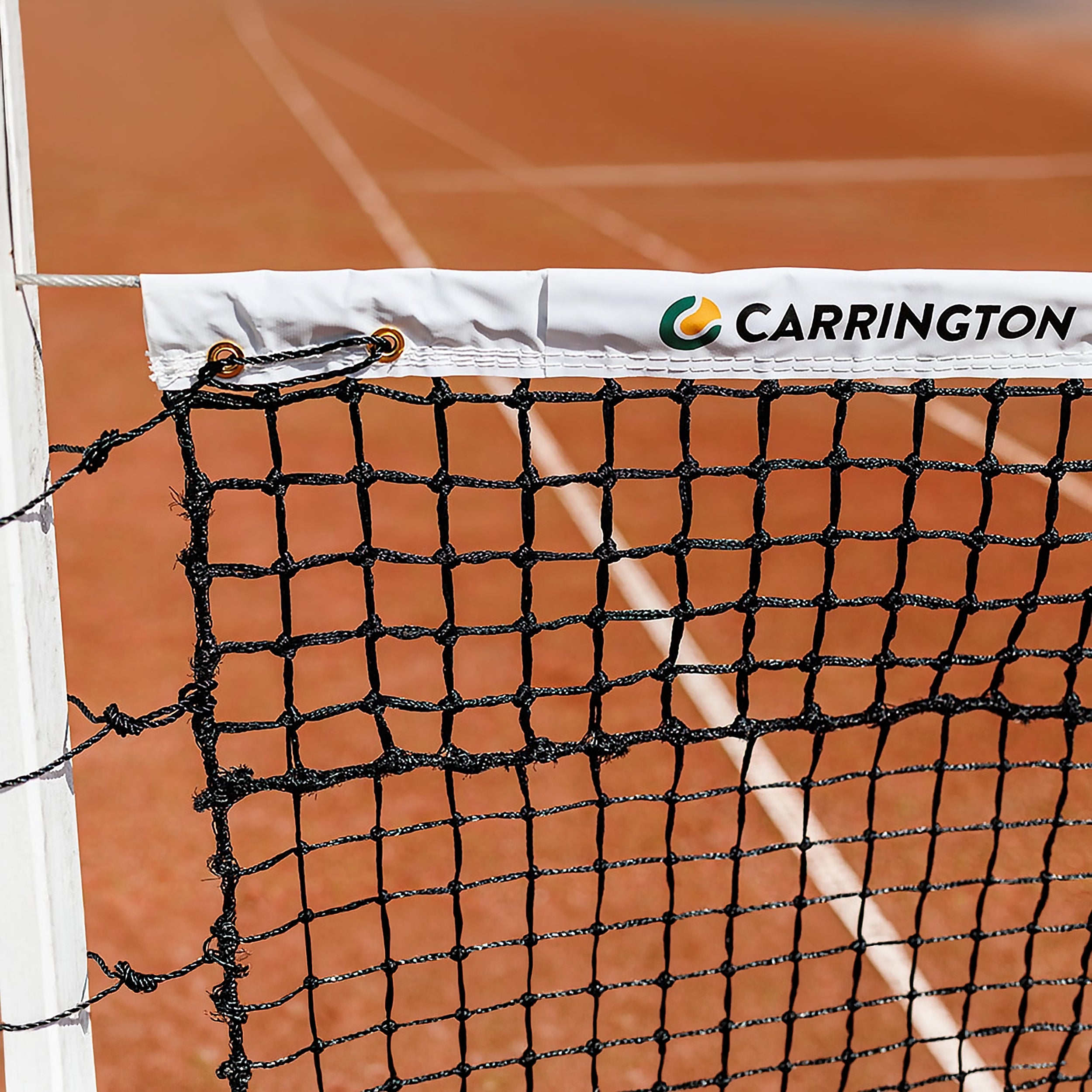 Tennisnetz Expert 3.5mm Doppelmasche - Speziell für Sandplätze