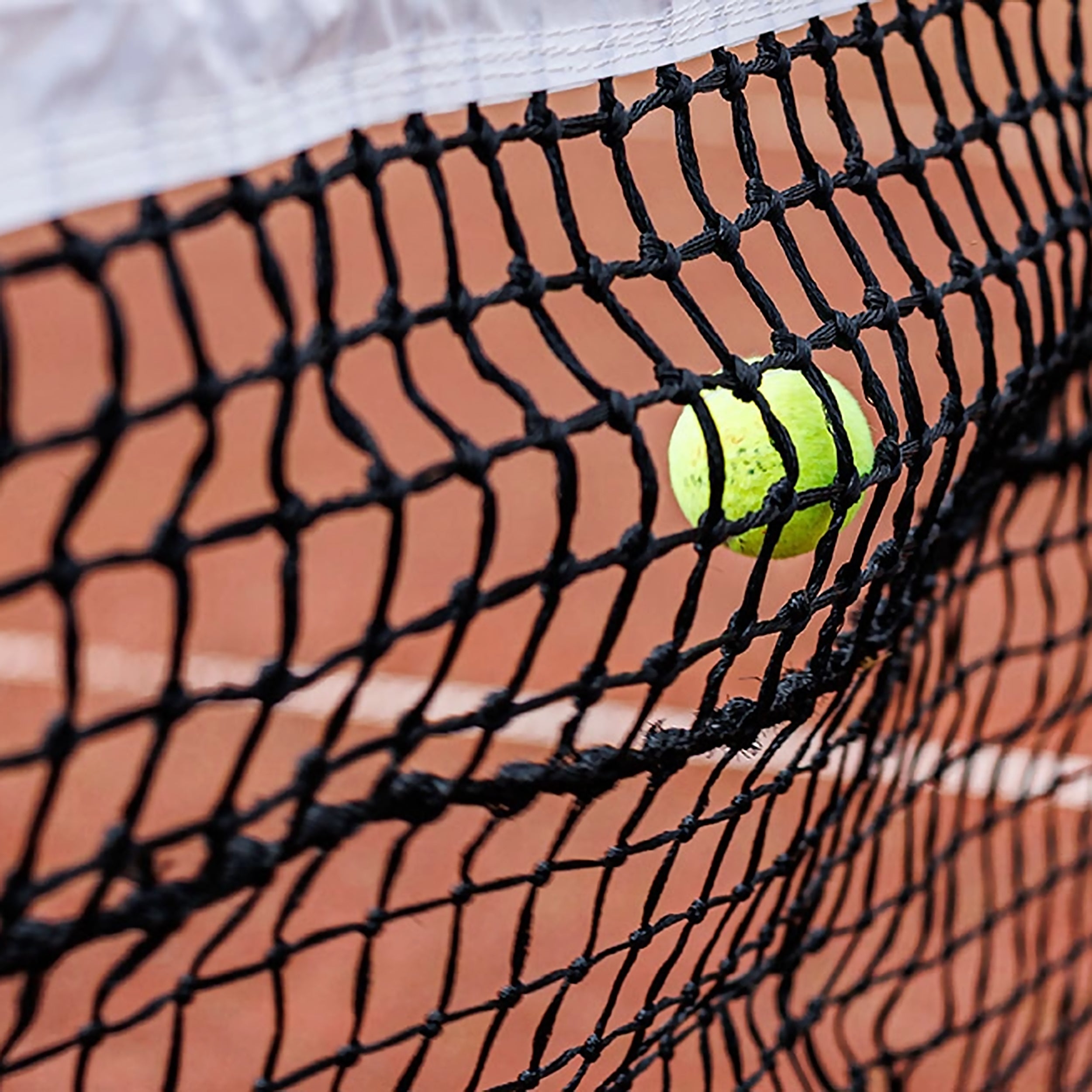 Tennisnetz Expert 3.5mm Doppelmasche - Speziell für Sandplätze